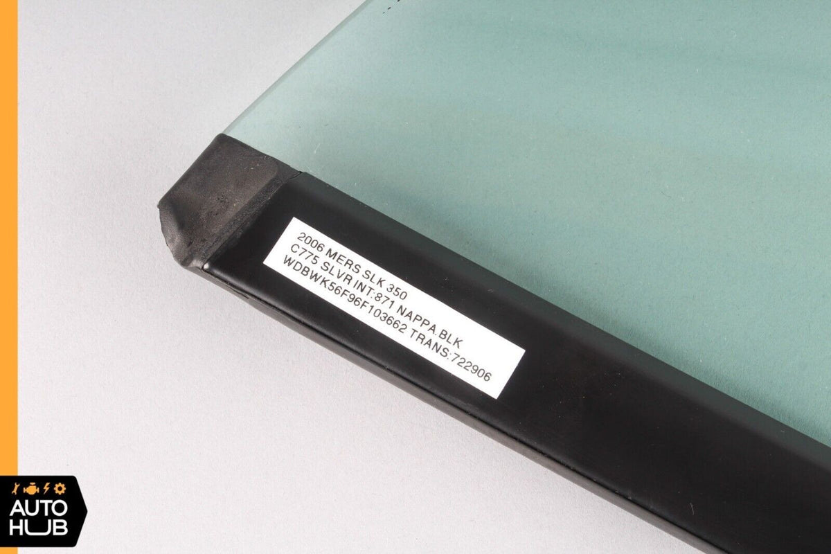 05-11 Mercedes R171 SLK350 SLK300 SLK55 Quarter Window Glass Rear Right Side OEM - photo 12