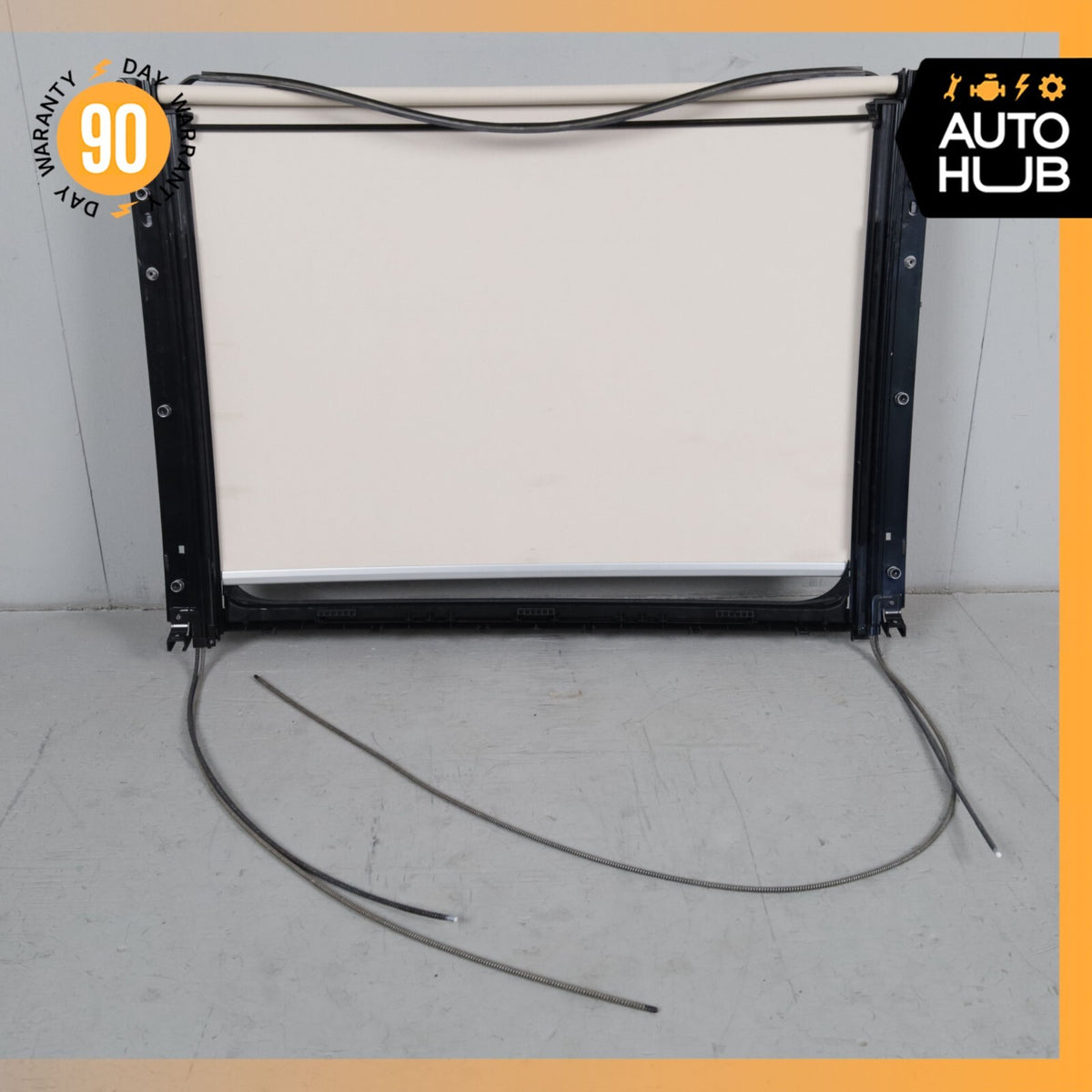 Mercedes W222 Maybach S600 Rear Panoramic Sunroof Roller Blind Rail Frame OEM - photo 9