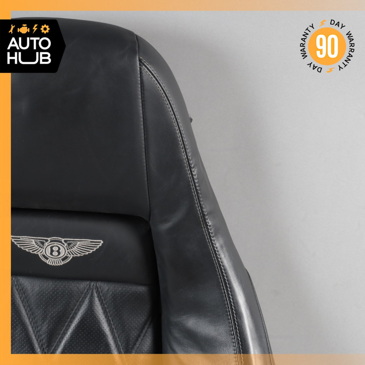 03-10 Bentley Continental GT Front Left Side Top Upper Seat Cushion OEM - photo 3
