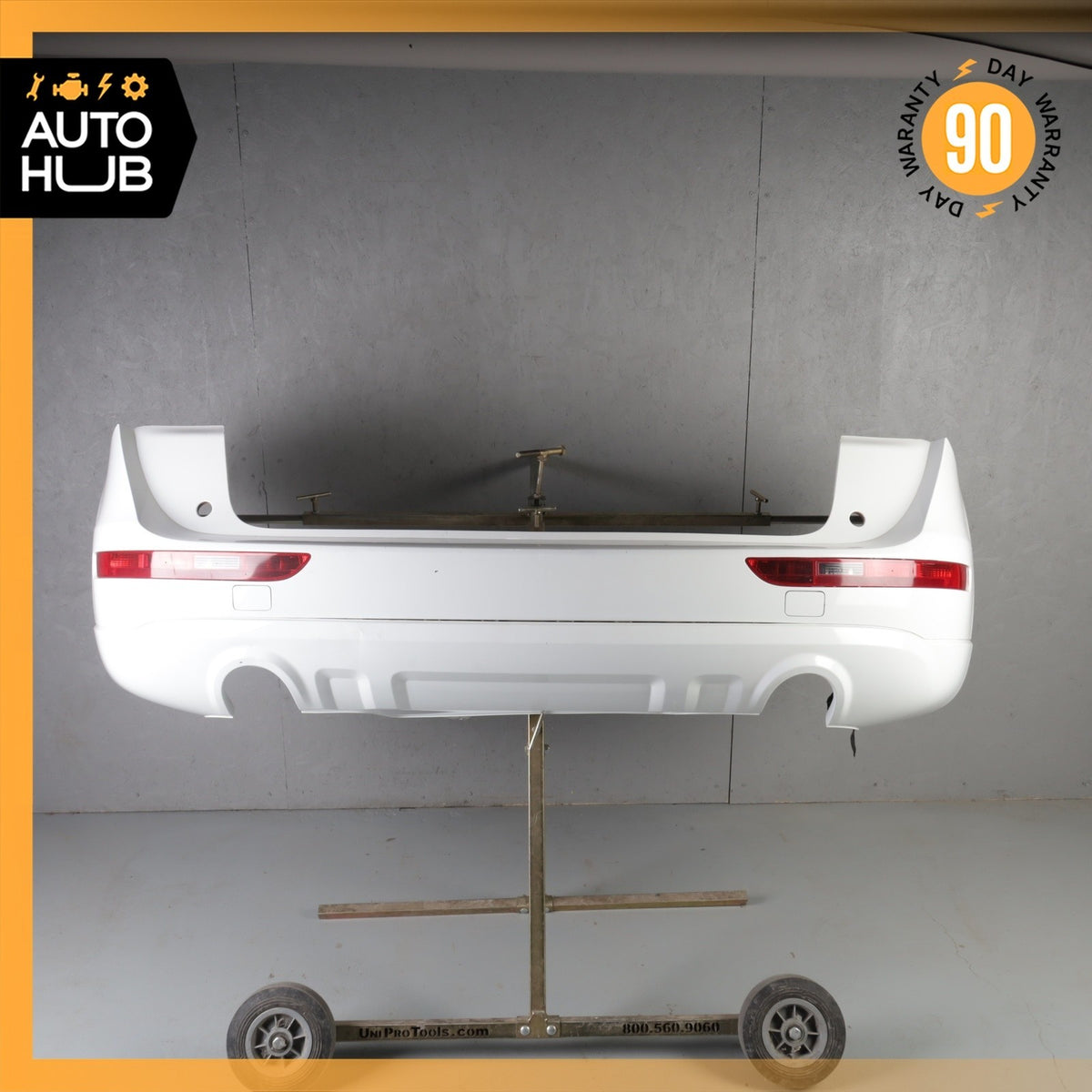 09-17 Audi 8R Q5 Rear Bumper Cover Assembly White OEM - photo 1