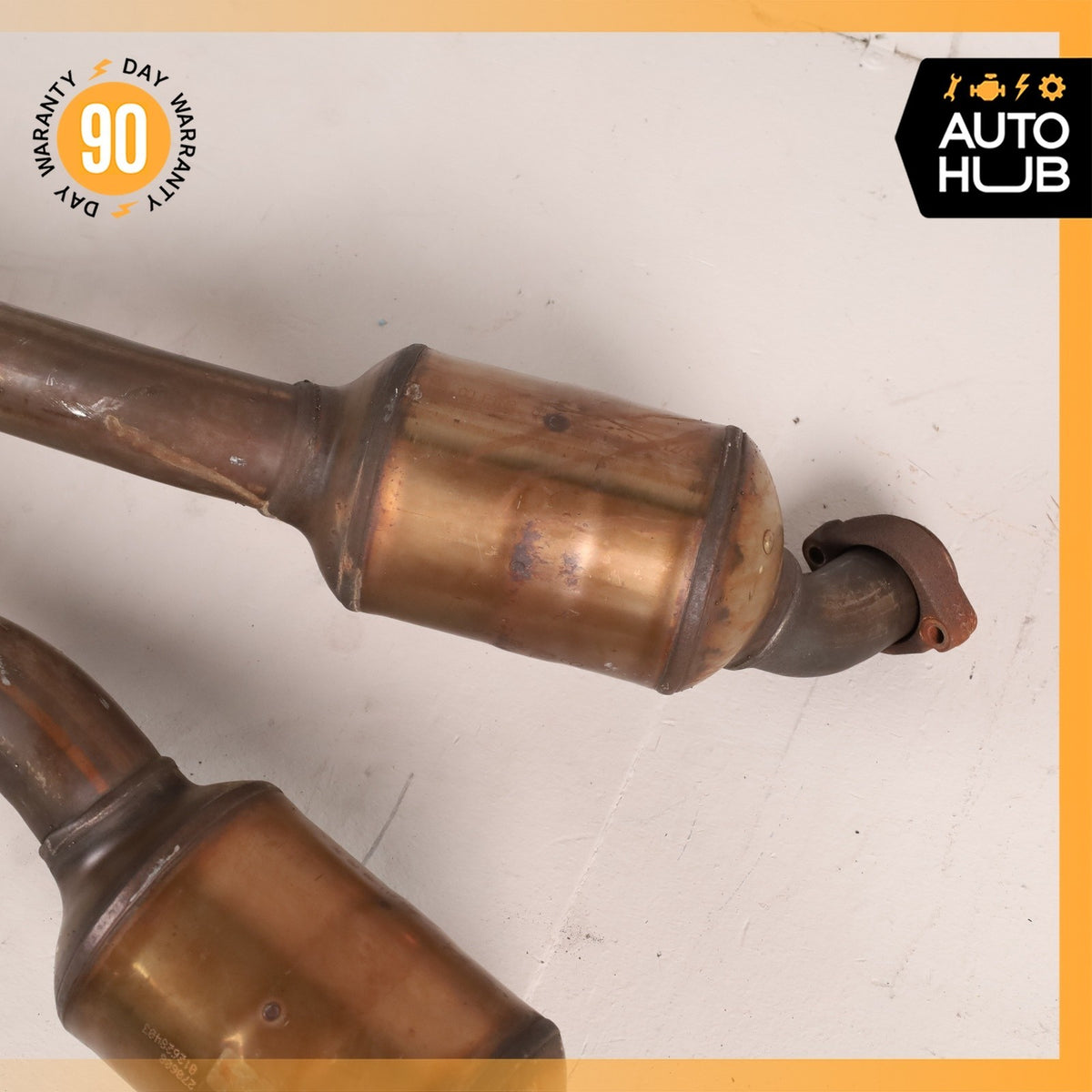 Mercedes W219 CLS550 E550 RWD Engine Left & Right Side Exhaust Downpipe Set OEM - photo 15