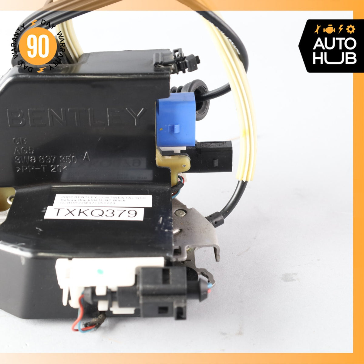 03-10 Bentley Continental GTC Front Right Door Lock Latch Keyless Go OEM - photo 4