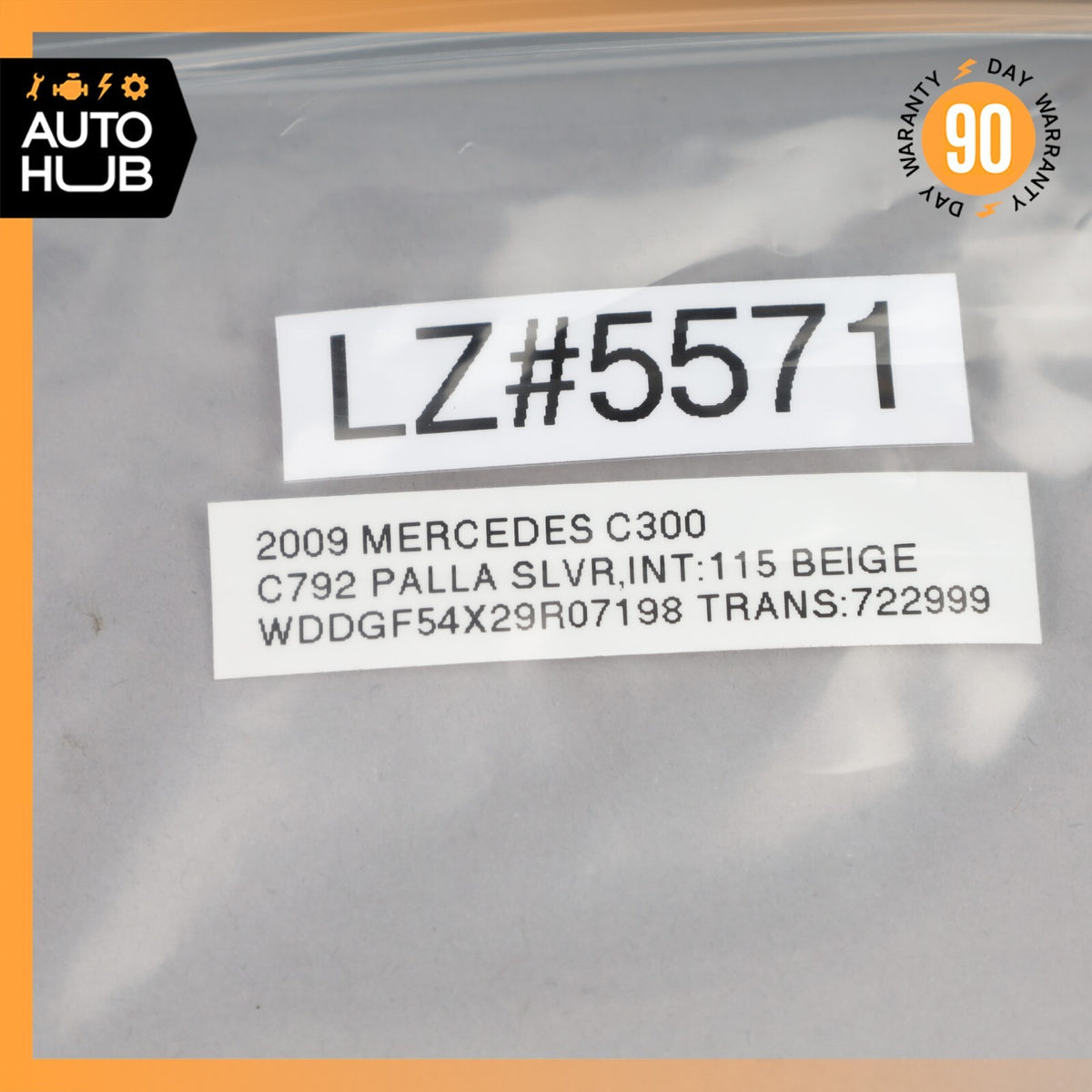 08-14 Mercedes W204 C300 C250 C350 Rear ABS Wheel Speed Sensor 2045400317 OEM - photo 12