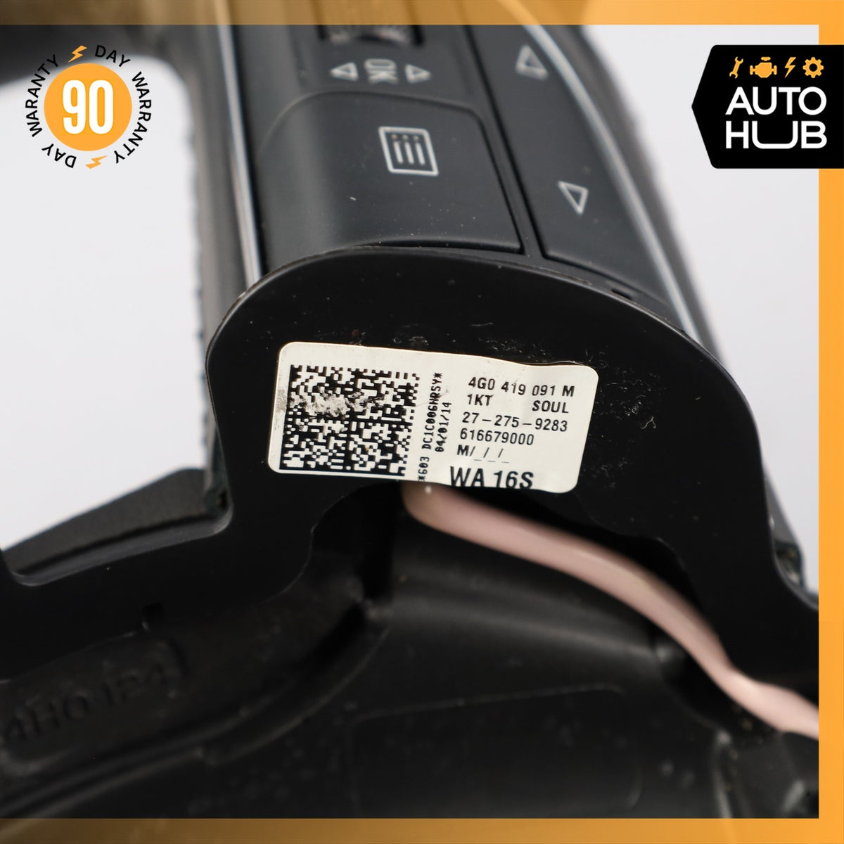 Audi 4G8 A7 S7 Steering Wheel Black 4G0419091M OEM - photo 22