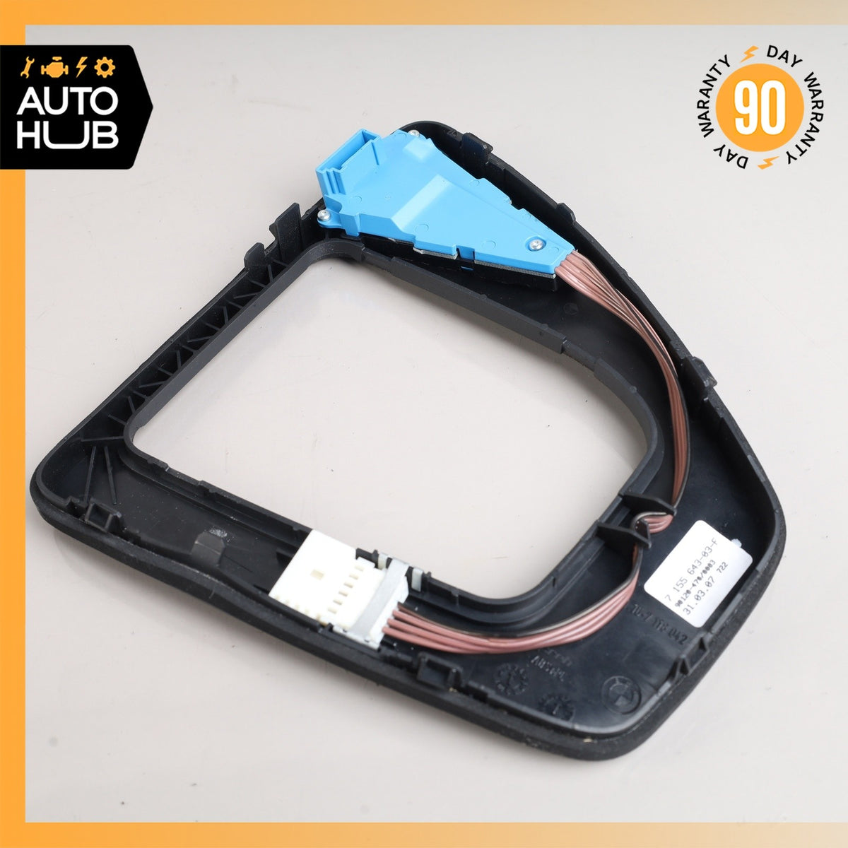 06-13 BMW E90 328i 335i Automatic Transmission Gear Shifter Trim Bezel OEM 67k - photo 5