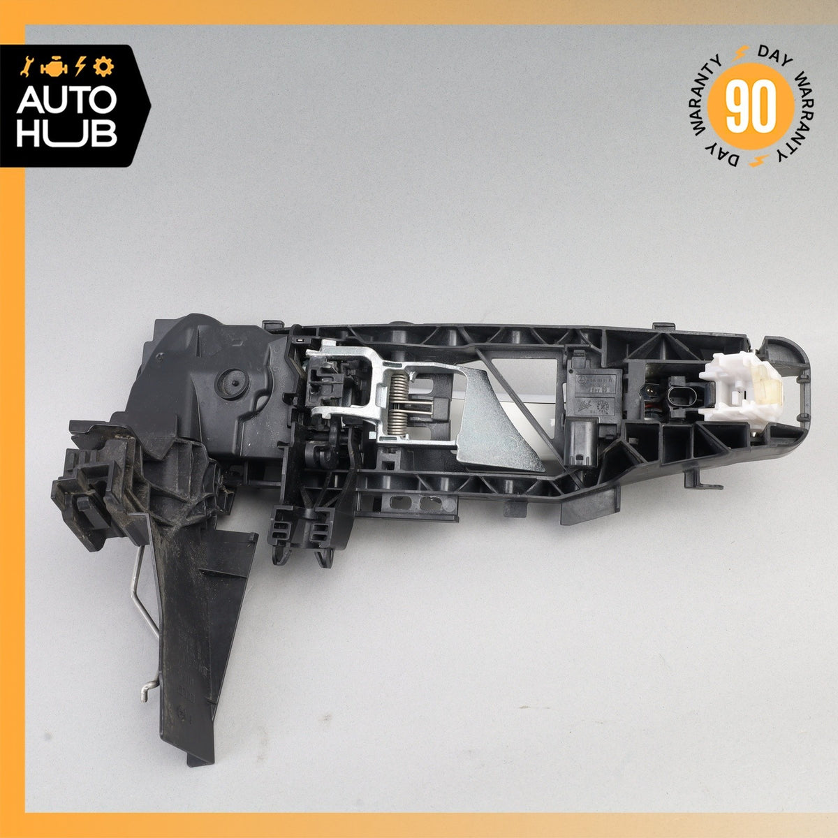 Mercedes W213 E300 Front Left Side Exterior Door Handle Keyless Go White OEM - photo 9