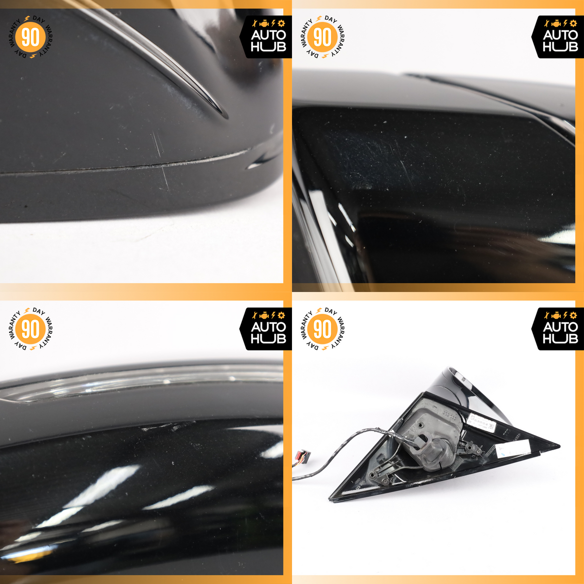 15-17 Audi 8R Q5 Left Driver Side Rear View Door Mirror Assembly Black OEM 74k - photo 18