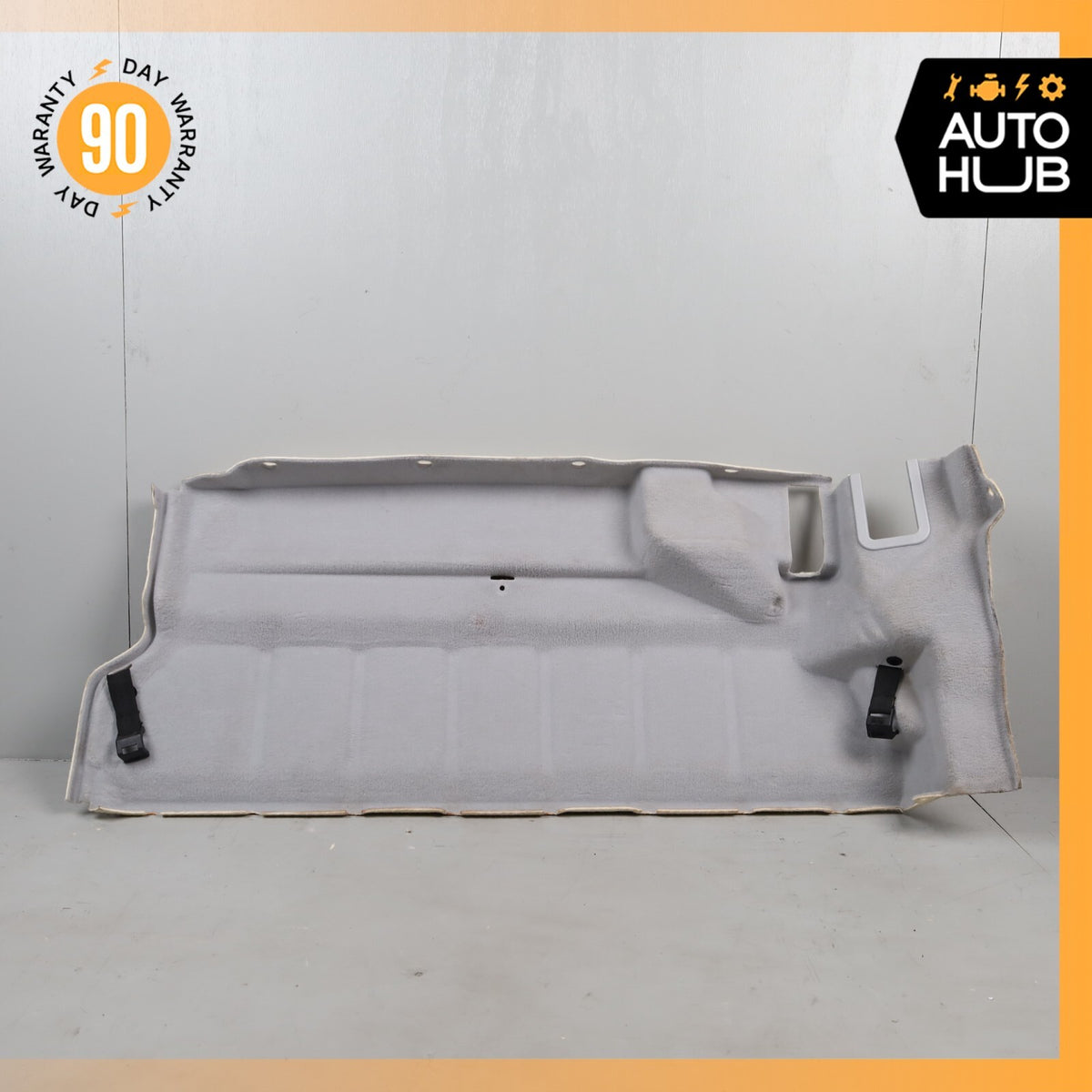 90-02 Mercedes R129 SL500 SL320 Trunk Carpet Fuel Tank Lining Molding Cover OEM - photo 1