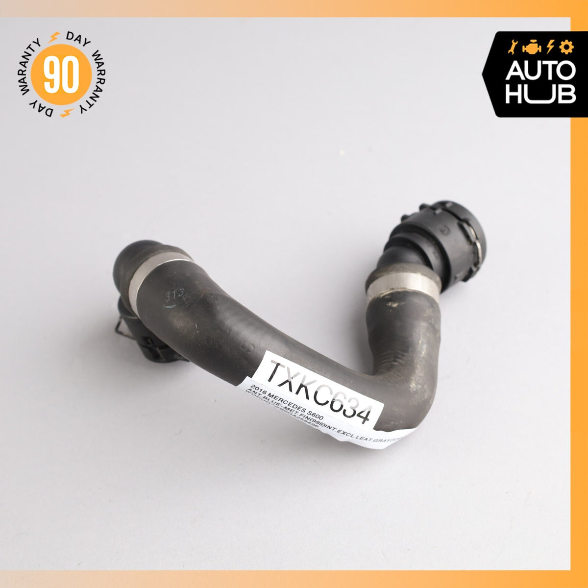15-20 Mercedes W222 S600 S65 AMG Maybach Radiator Cooling Hose Pipe OEM - photo 5