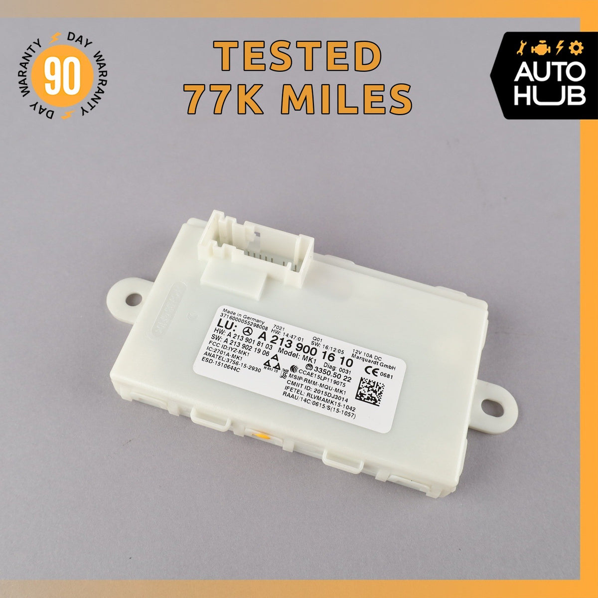 Mercedes W213 E43 AMG E300 Keyless Go Entry Control Module 2139001610 OEM - photo 1