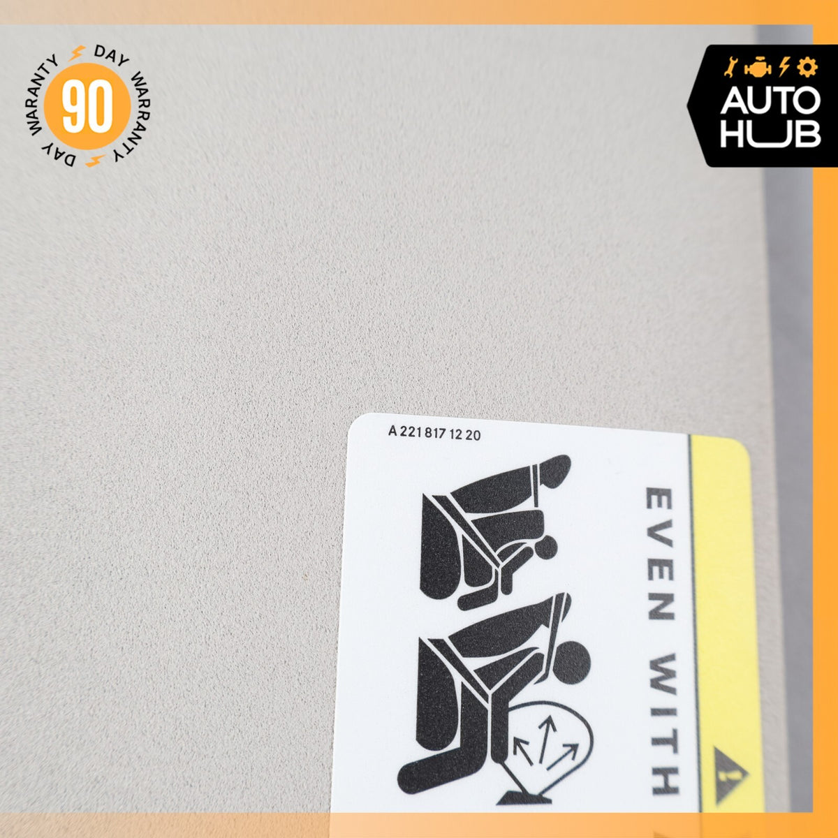 06-12 Mercedes W164 ML63 AMG GL350 Sun Visor Sunvisor Front Right Side Gray OEM - photo 11