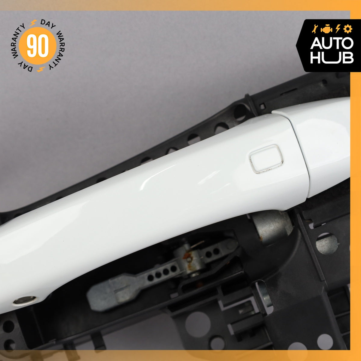 17-19 Audi 4M Q7 Rear Left Driver Side Exterior Door Handle White OEM 87k - photo 4
