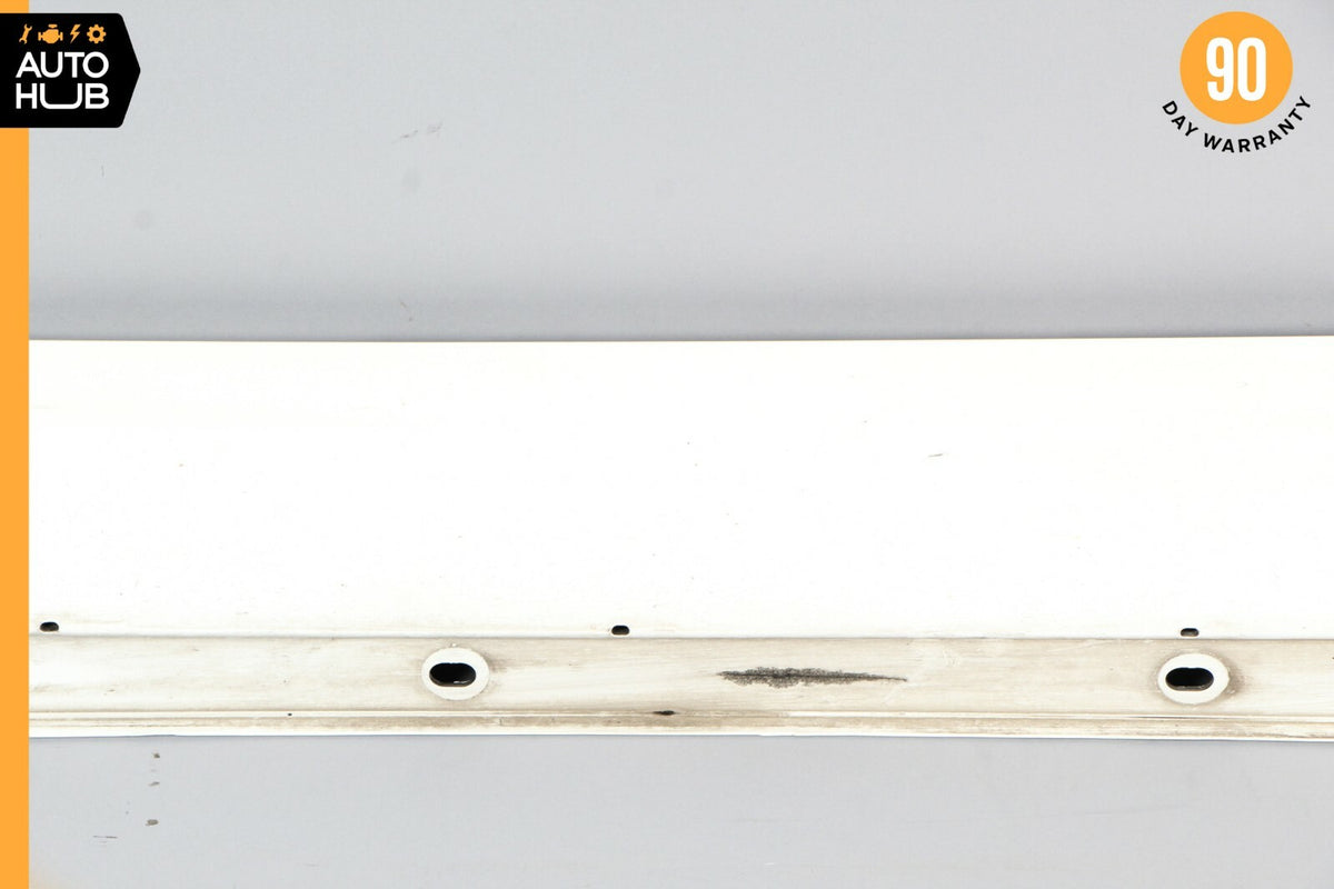 06-09 Mercedes W209 CLK350 CLK550 Base Left Rocker Molding Side Skirt White OEM - photo 4