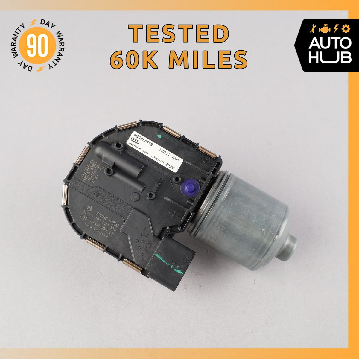 Audi 4G8 A7 S7 Front Windshield Wiper Adjustment Motor 4G1955119 OEM - photo 1