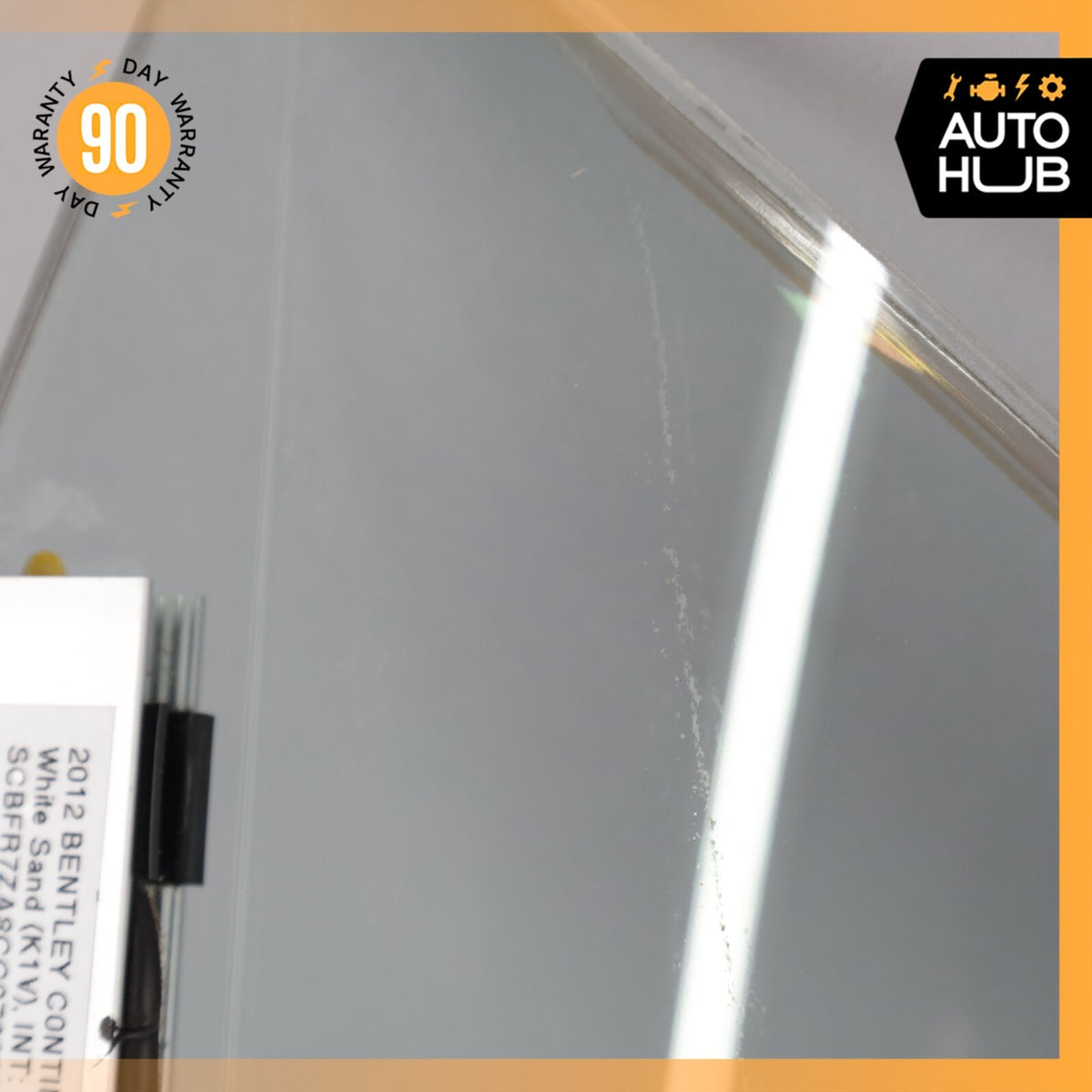 03-17 Bentley Continental GT Front Left Side Door Vent Window Glass OEM 56k - photo 11