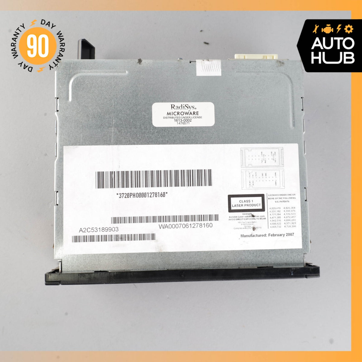 07-10 Bentley Continental GTC Flying Spur Navigation CD Disc Player GPS OEM 52k - photo 10