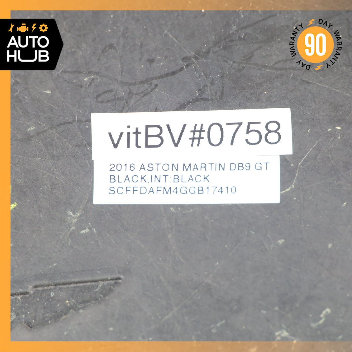 13-16 Aston Martin DB9 GT Convertible Rear Left Side Interior Panel OEM 7k - photo 24