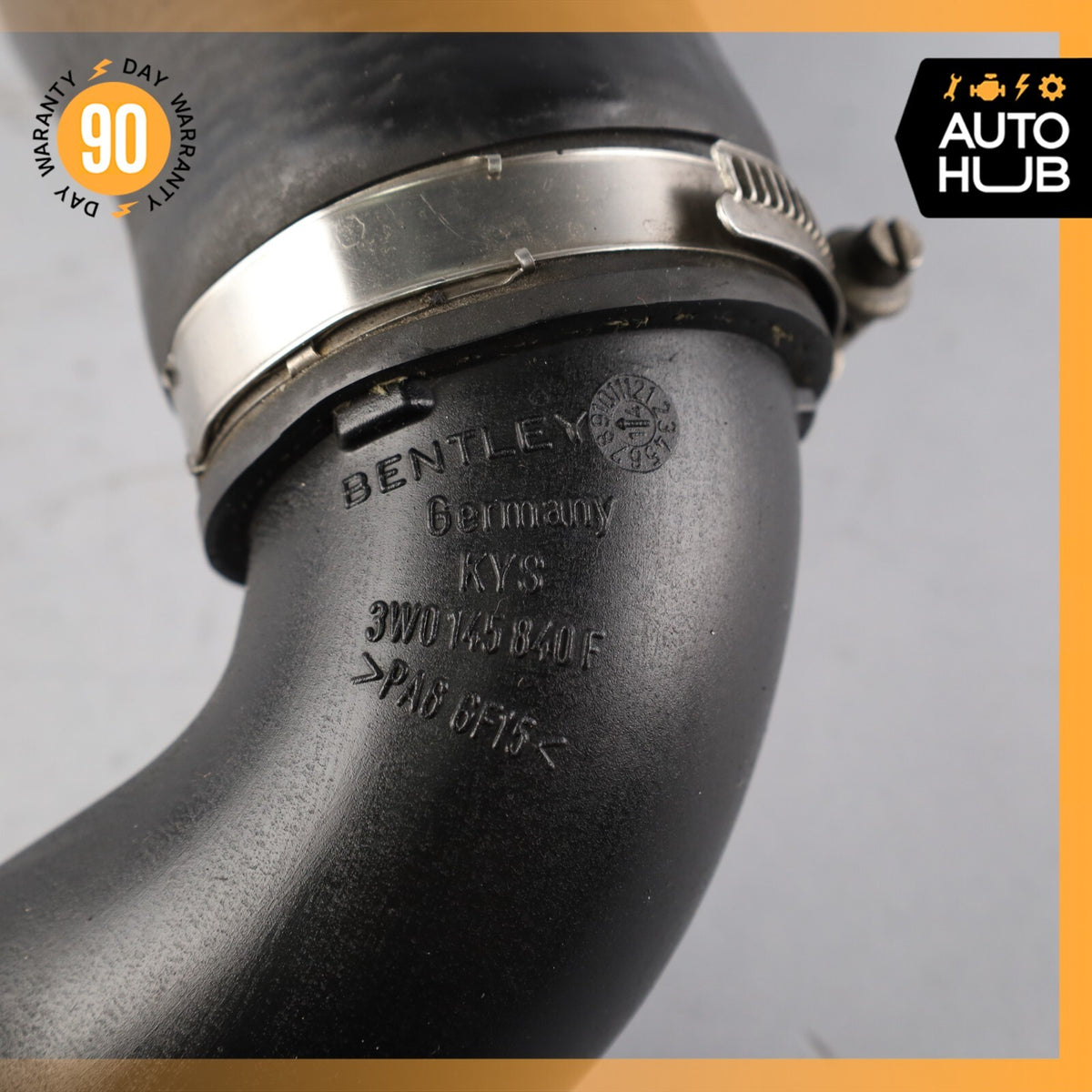 03-12 Bentley Continental GTC Speed Right Side Intercooler Hose Pipe OEM 83k - photo 8