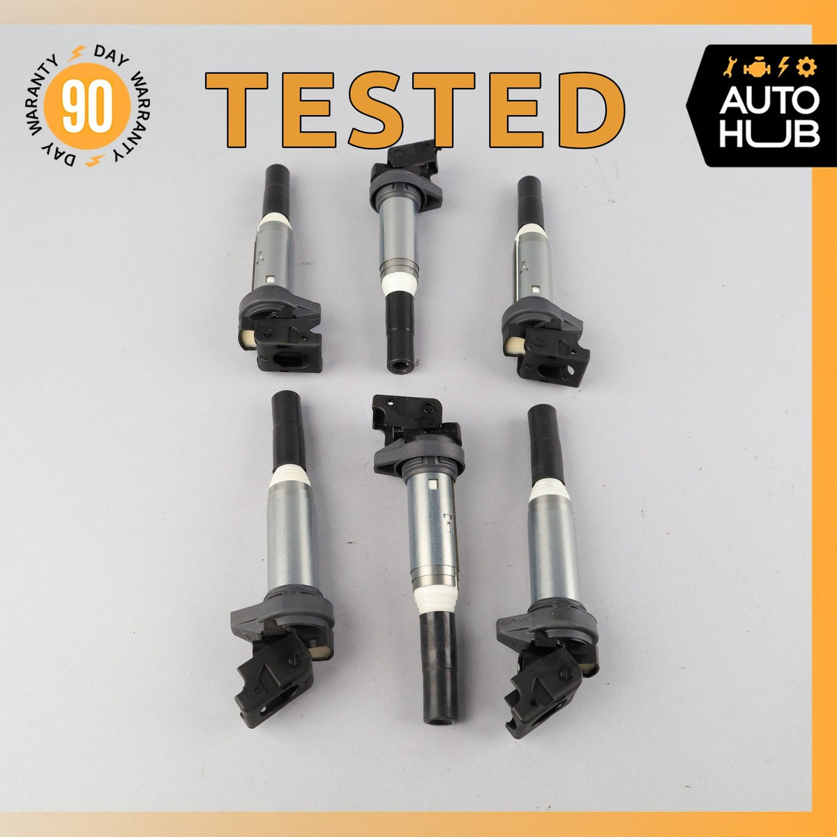 01-20 BMW F15 X5 328i Engine Motor Ignition Coil Set of 6 12138616153 OEM - photo 1