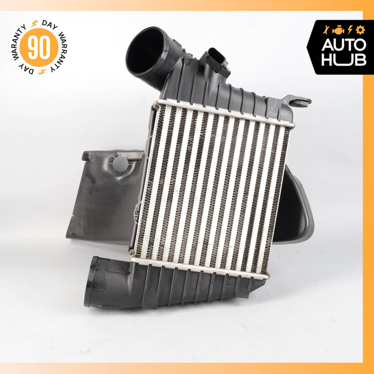 Bentley Continental GTC 6.0L Right Turbo Intercooler Radiator w/ Air Duct OEM - photo 9