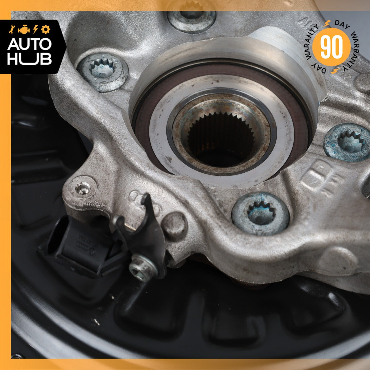 03-13 Bentley Continental GT Rear Left Driver Side Spindle Knuckle Hub OEM - photo 10