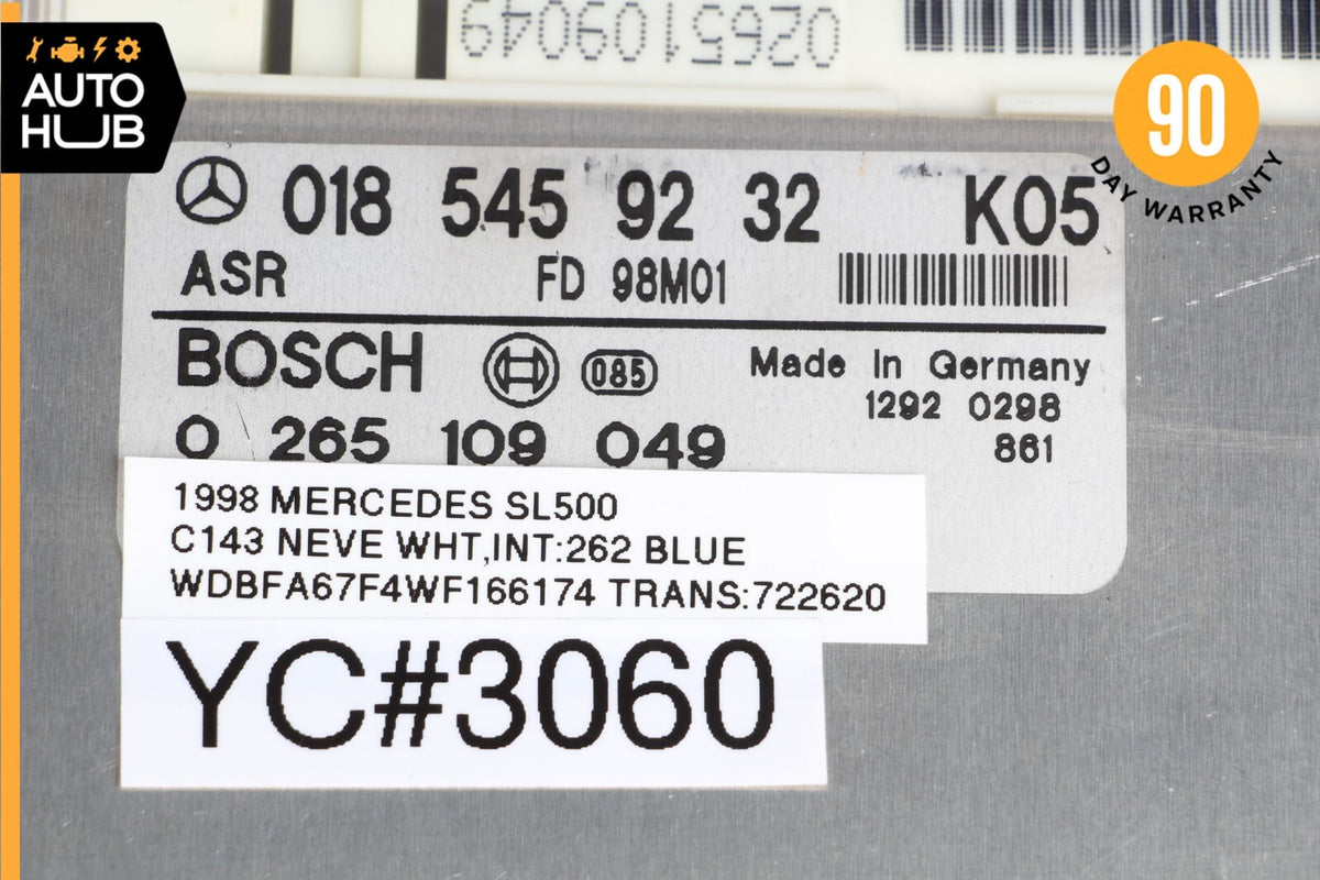 1997 Mercedes R129 SL500 SL320 Electronic Stability Control Module ABS ESP OEM - photo 10