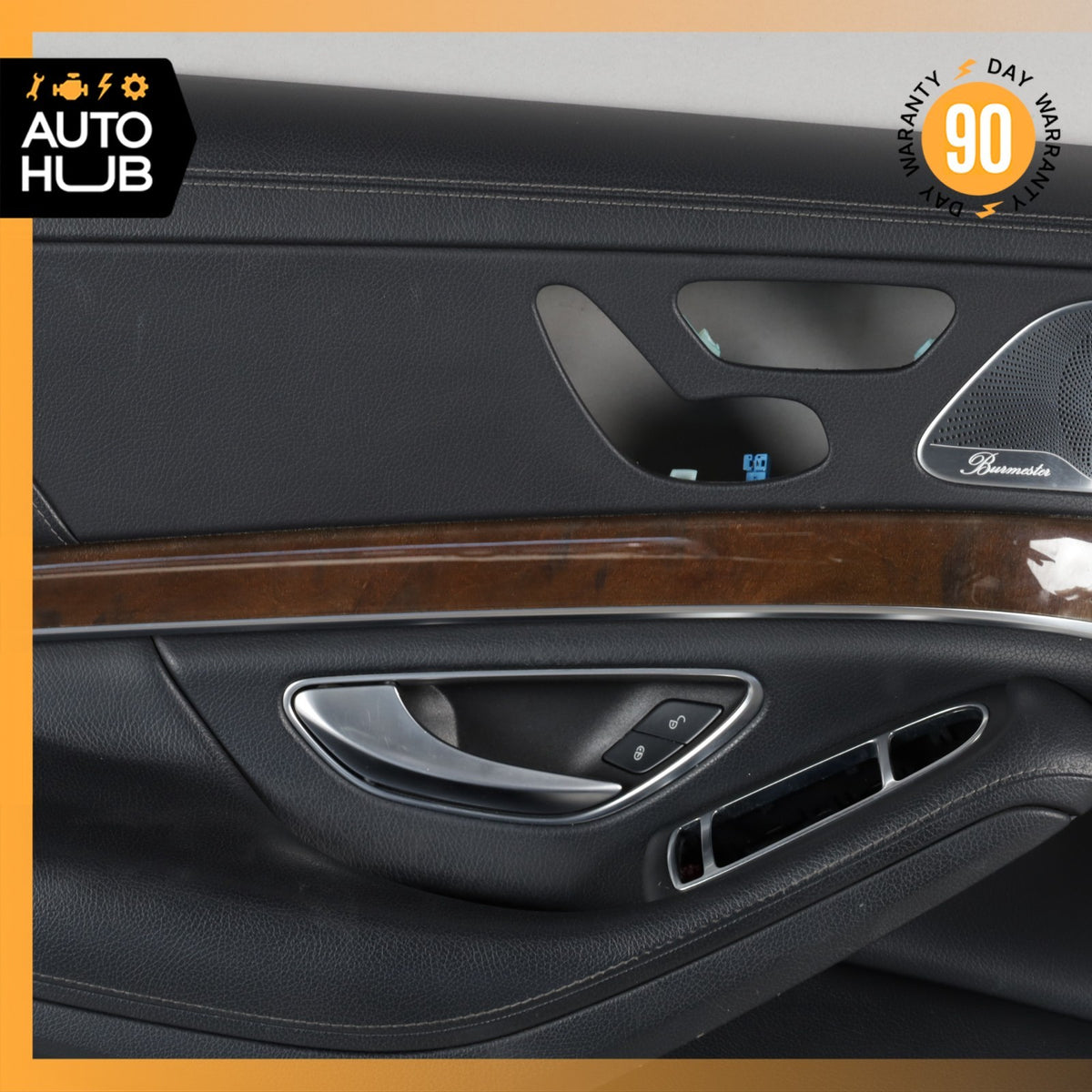 14-17 Mercedes W222 S550 S550e Front Left Driver Side Door Panel Black OEM - photo 3