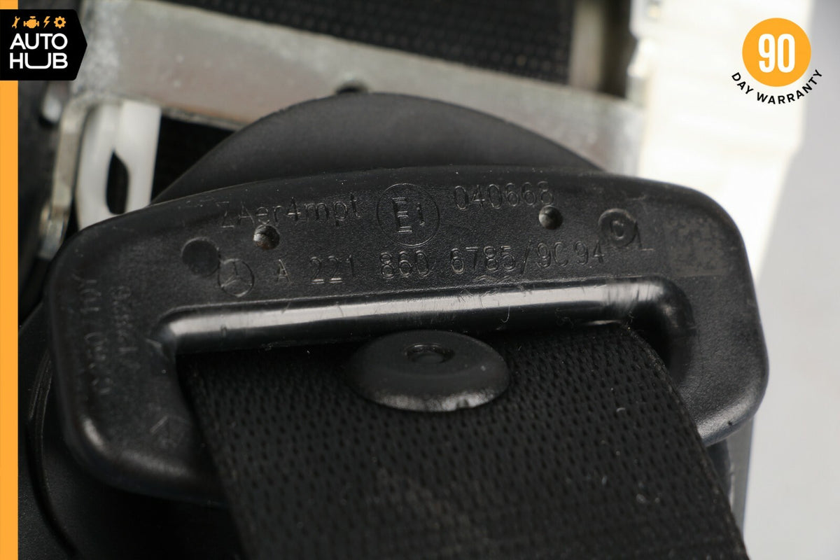 10-13 Mercedes W221 S400 S550 Front Left Side Seat Belt Retractor Black OEM - photo 8