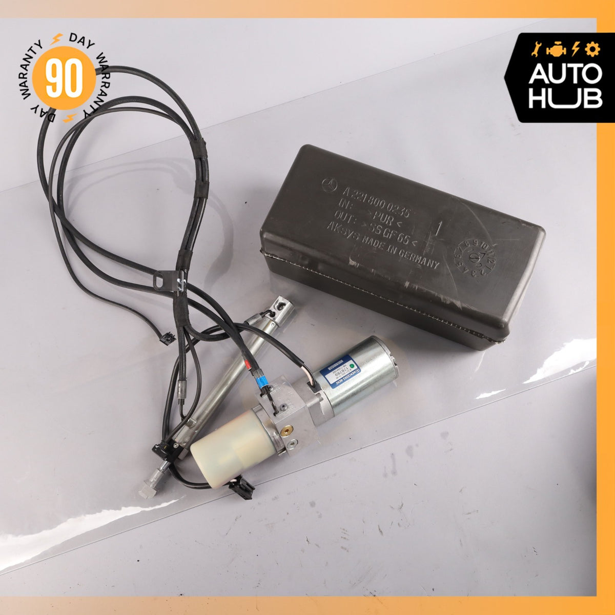 07-13 Mercedes W221 S550 S600 Trunk Lid Locking Hydraulic Pull Down Pump w/ Case - photo 11