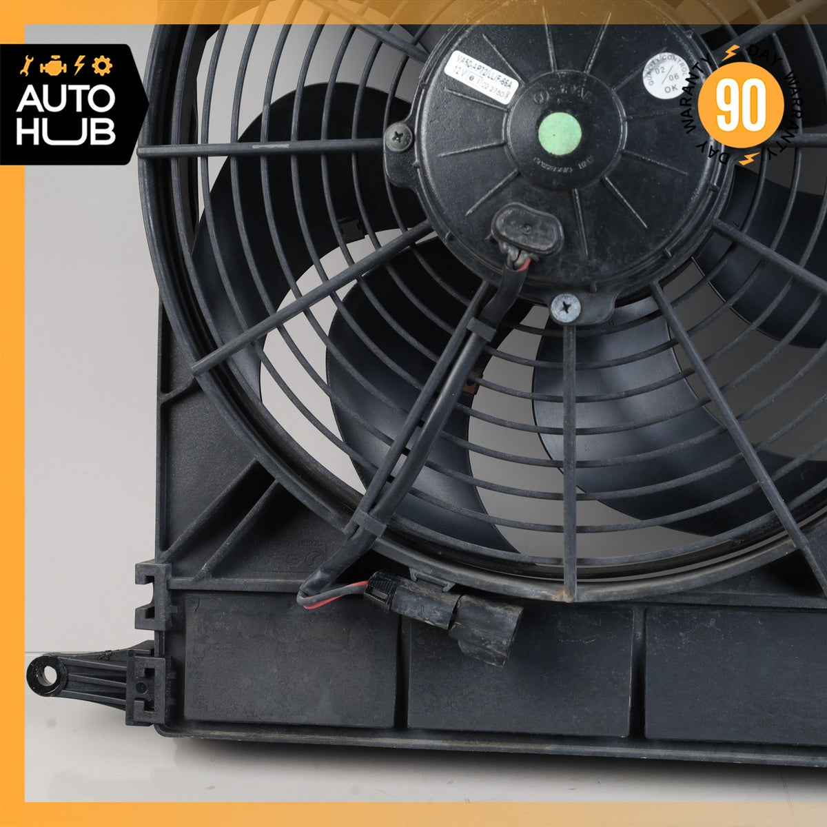 05-07 Maserati Quattroporte M139 Radiator Cooling Fan Motor 022760 OEM  84k - photo 12