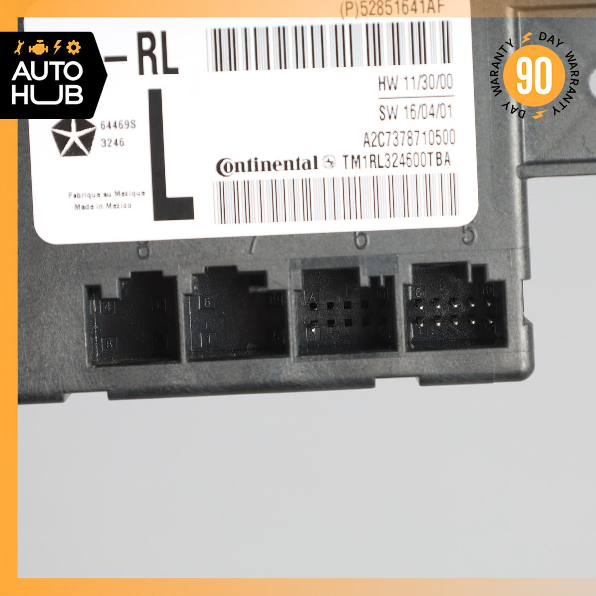 17-20 Maserati Levante S M161 Rear Left Driver Side Door Control Module OEM 26k - photo 6
