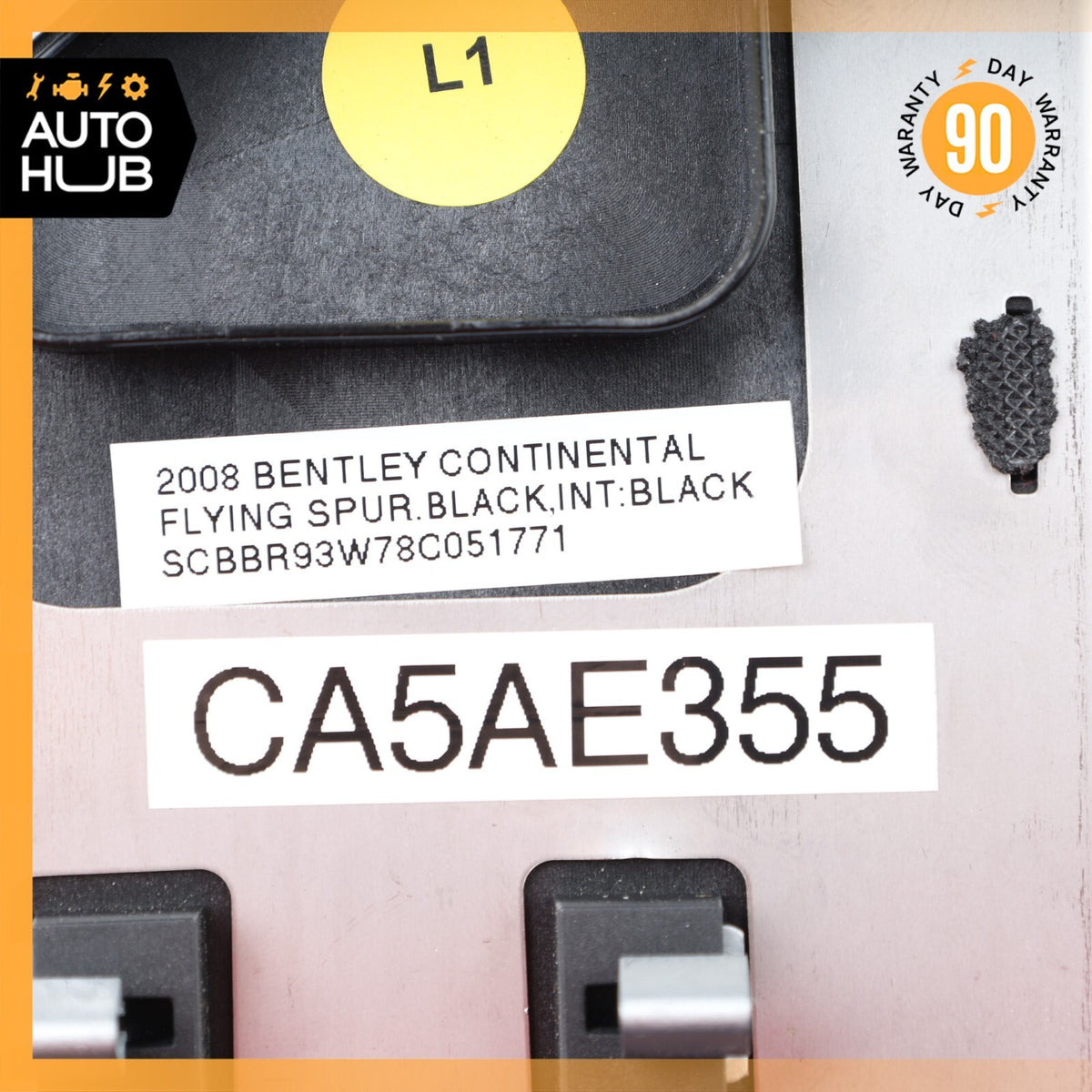 03-12 Bentley Continental Flying Spur GTC GT Foot Rest Cover OEM - photo 12