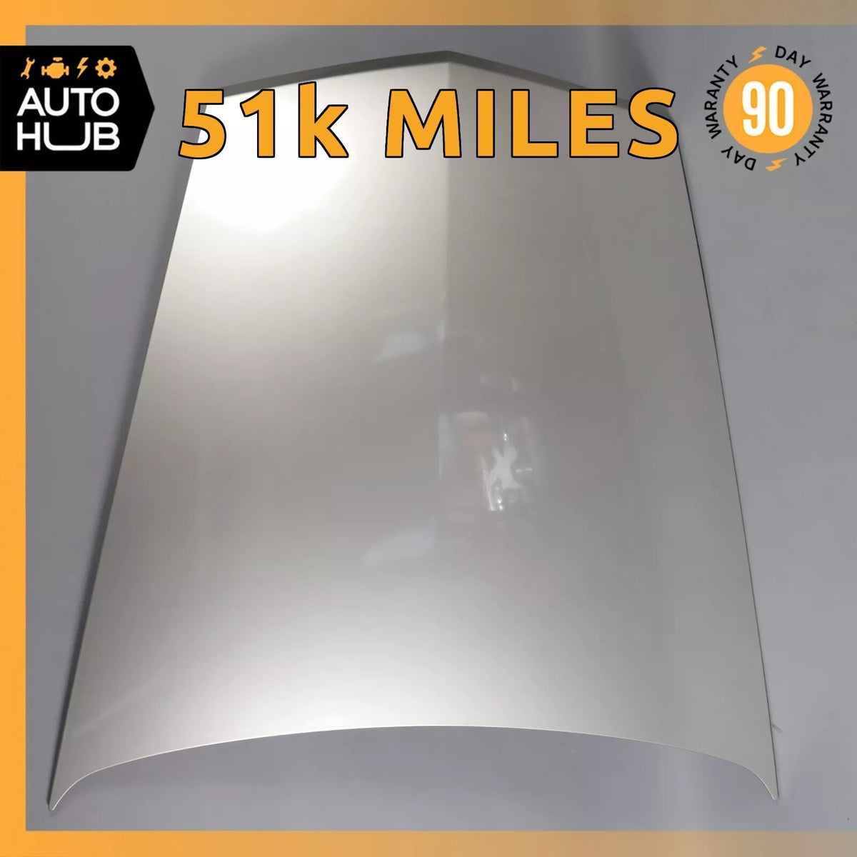 04-08 Cadillac XLR Hood Cover Panel Assembly Light Tarnished Silver OEM 51k - photo 1