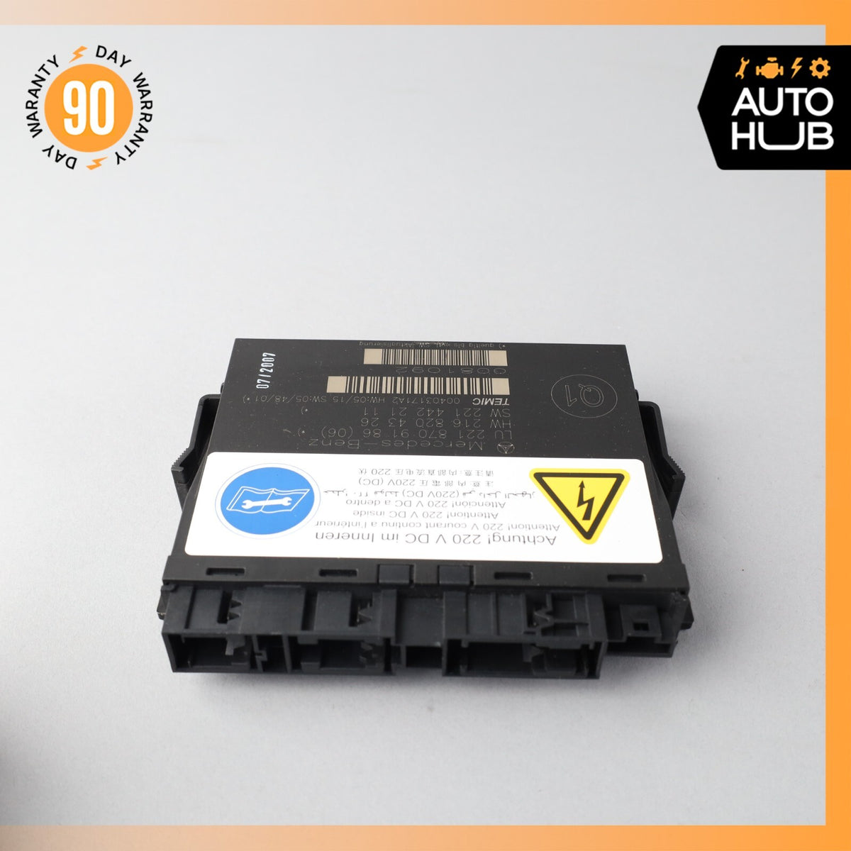 07-10 Mercedes W216 CL600 Front Left or Right Seat Contour Control Module OEM - photo 5