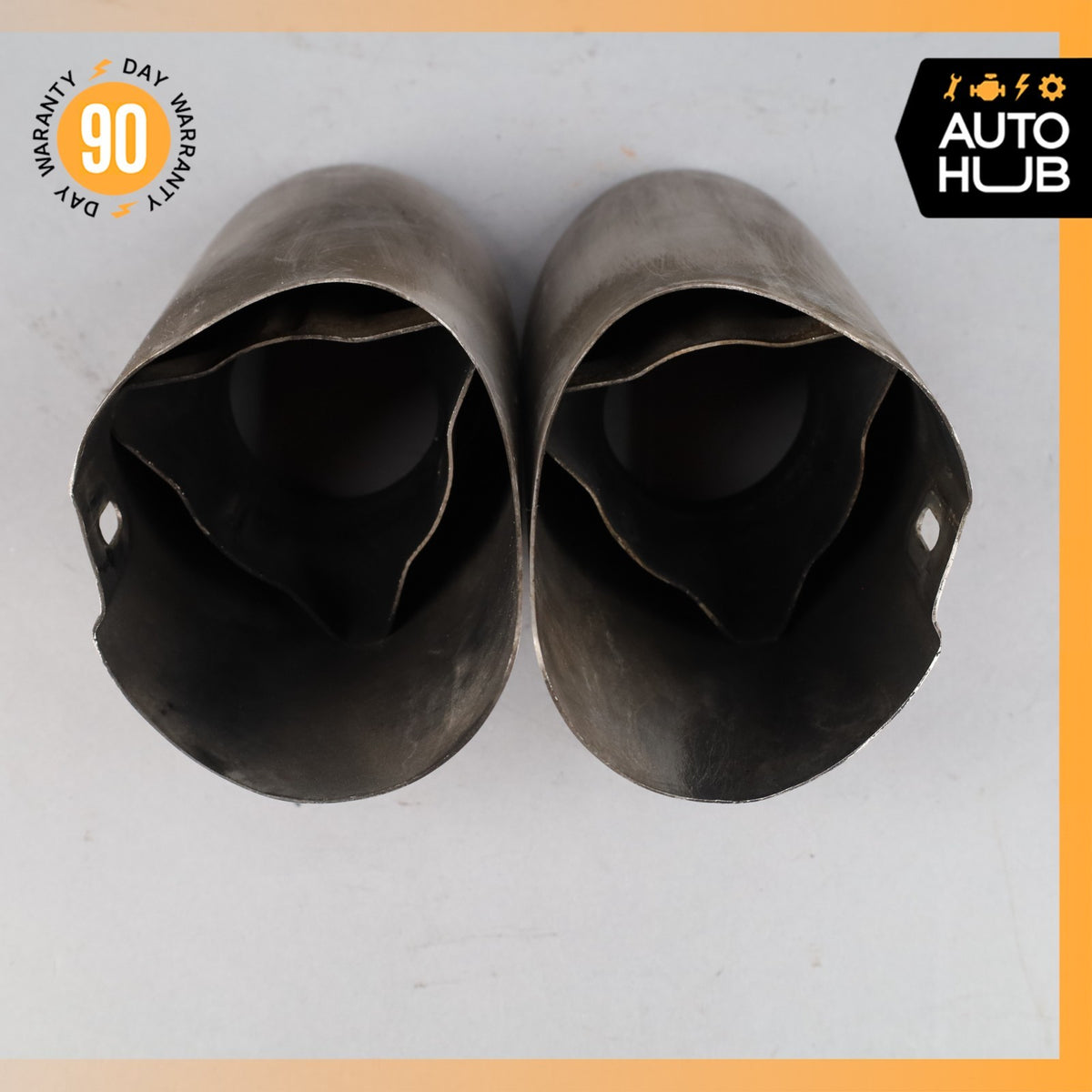 14-16 Porsche Panamera 970 Right Exhaust Mufflers Muffler Tips Set OEM 86k - photo 10