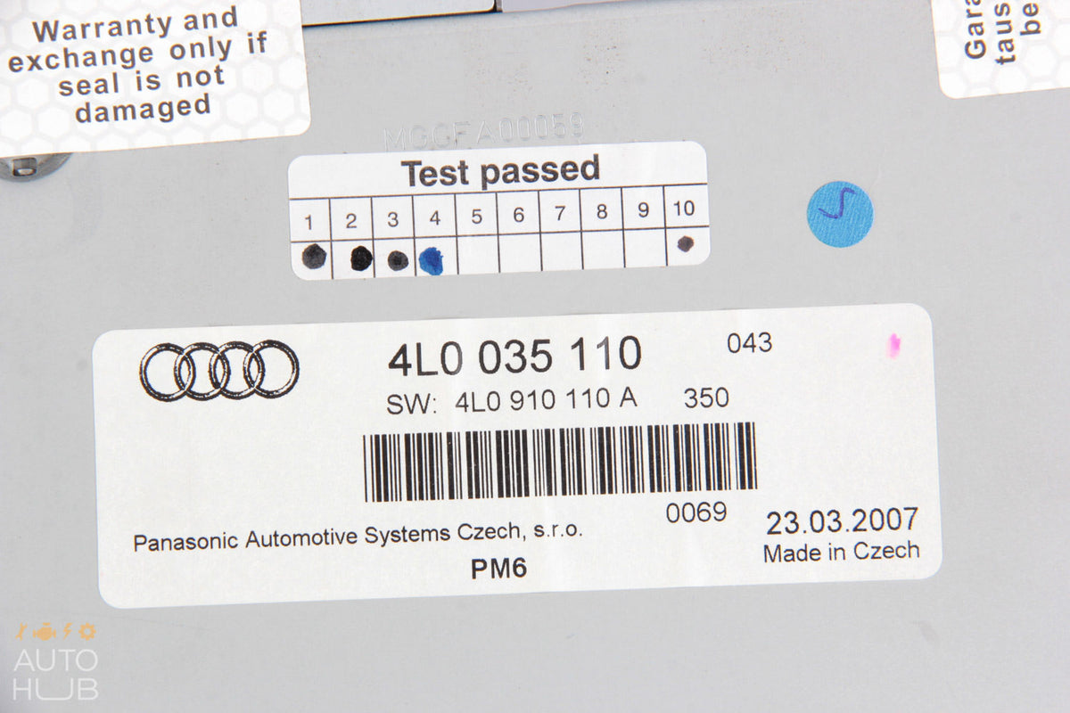 07-09 Audi Q7 4L CD Disc Changer Receiver Unit 4L0035110 OEM - photo 12