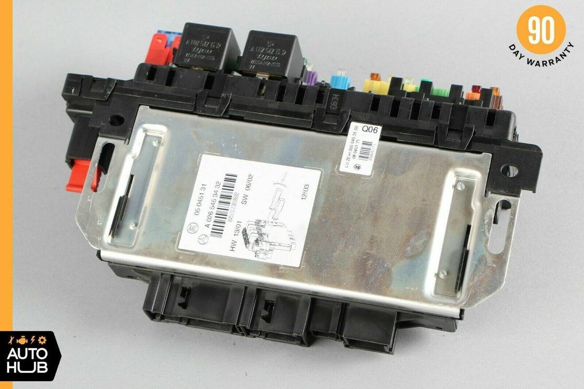 03-12 Mercedes R230 SL500 SL550 SL55 AMG Rear SAM Fuse Box Relay Module OEM - photo 1
