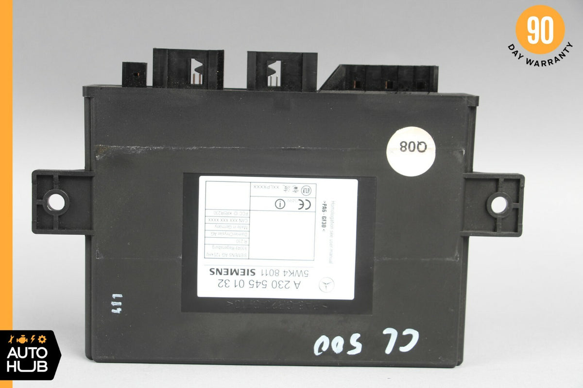 00-03 Mercedes R230 SL500 SL55 AMG Keyless Go Entry Control Module 2305450132 - photo 7