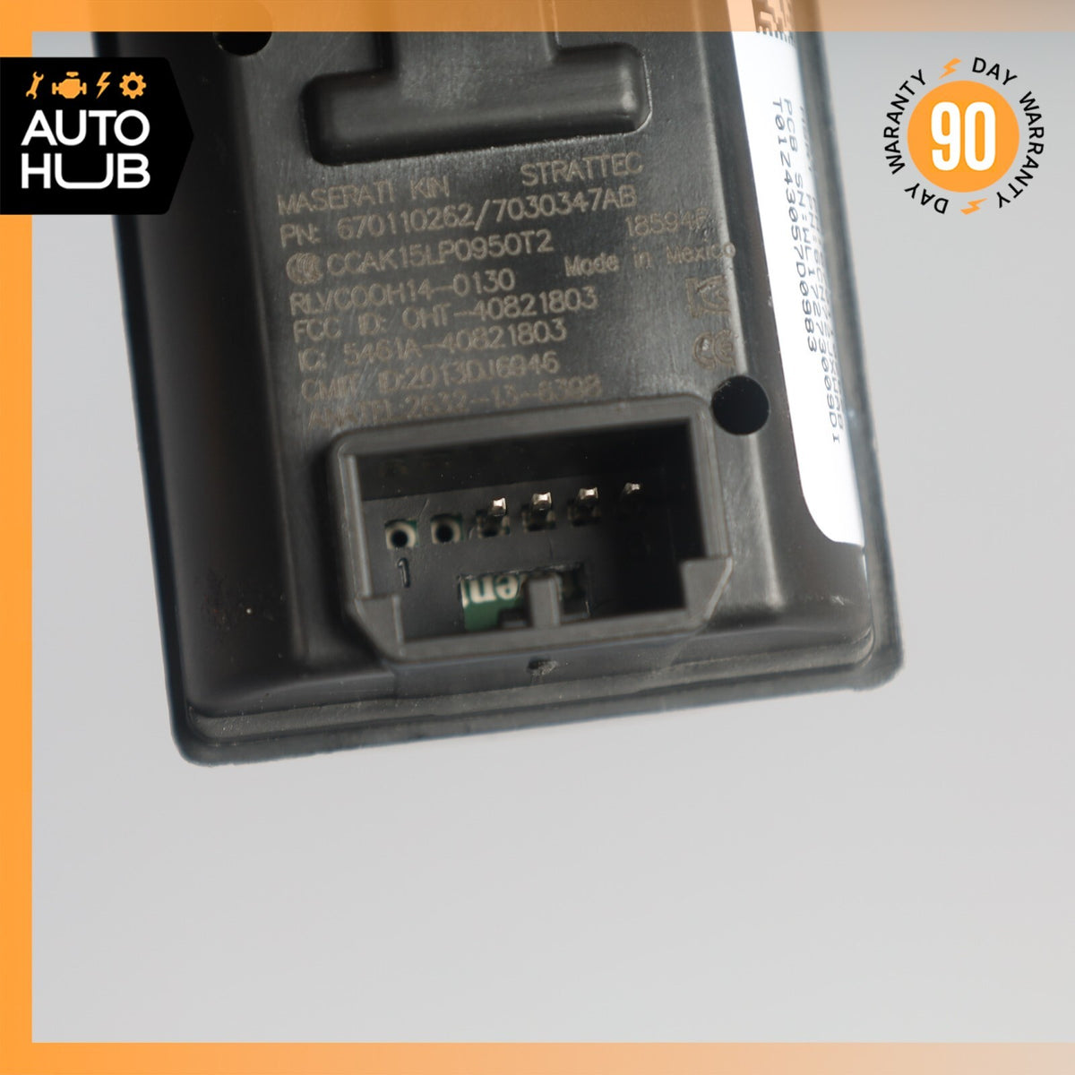 13-22 Maserati Ghibli M157 Levante M161 Push Start Ignition Button OEM 41k - photo 5