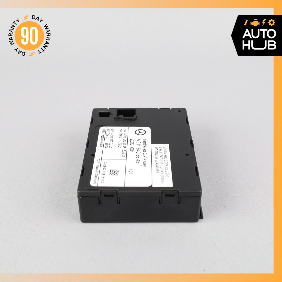 03-11 Mercedes W219 CLS500 E550 Central Gateway Control Module 2205402845 OEM - photo 2
