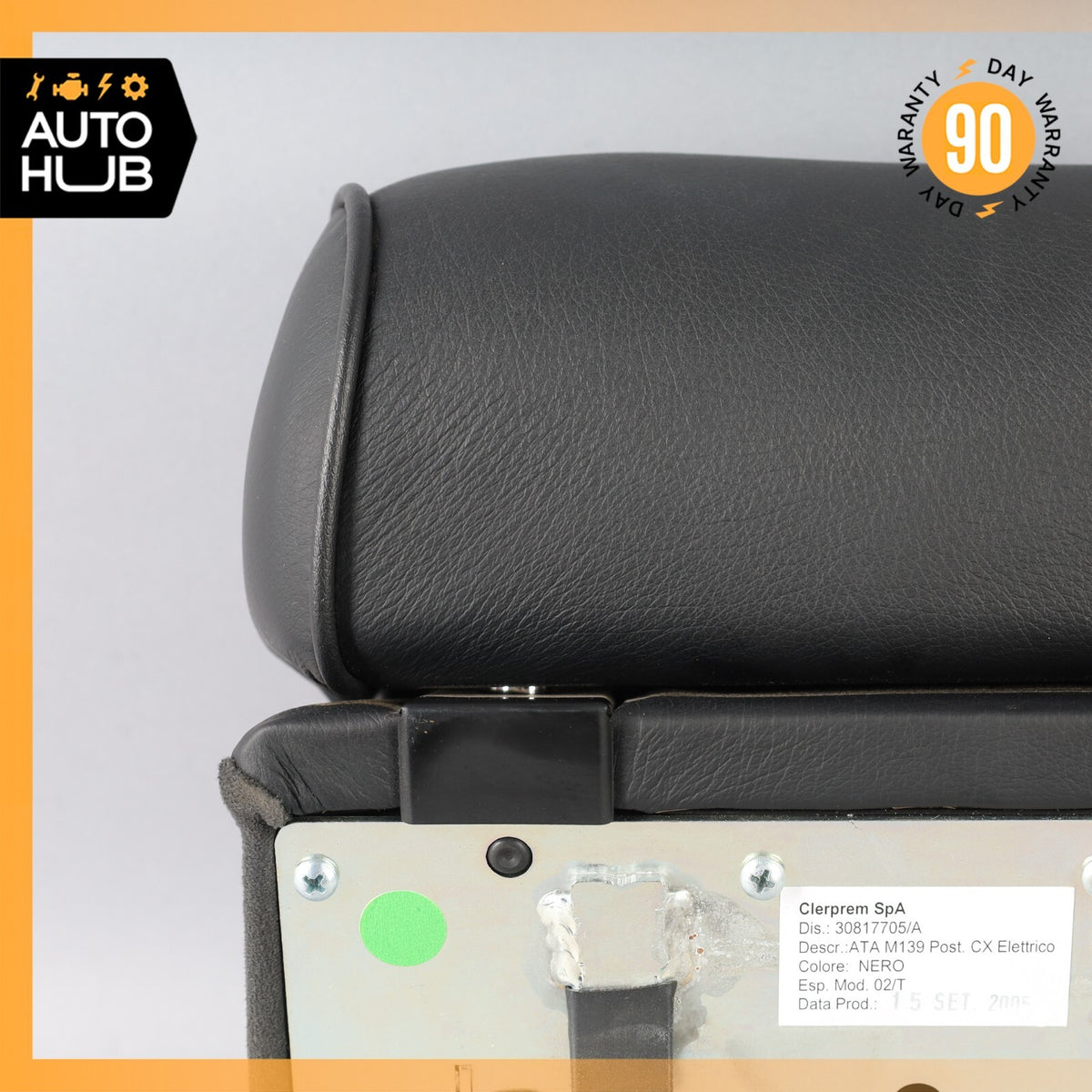 03-13 Maserati Quattroporte M139 Rear Center Seat Headrest Black OEM - photo 13