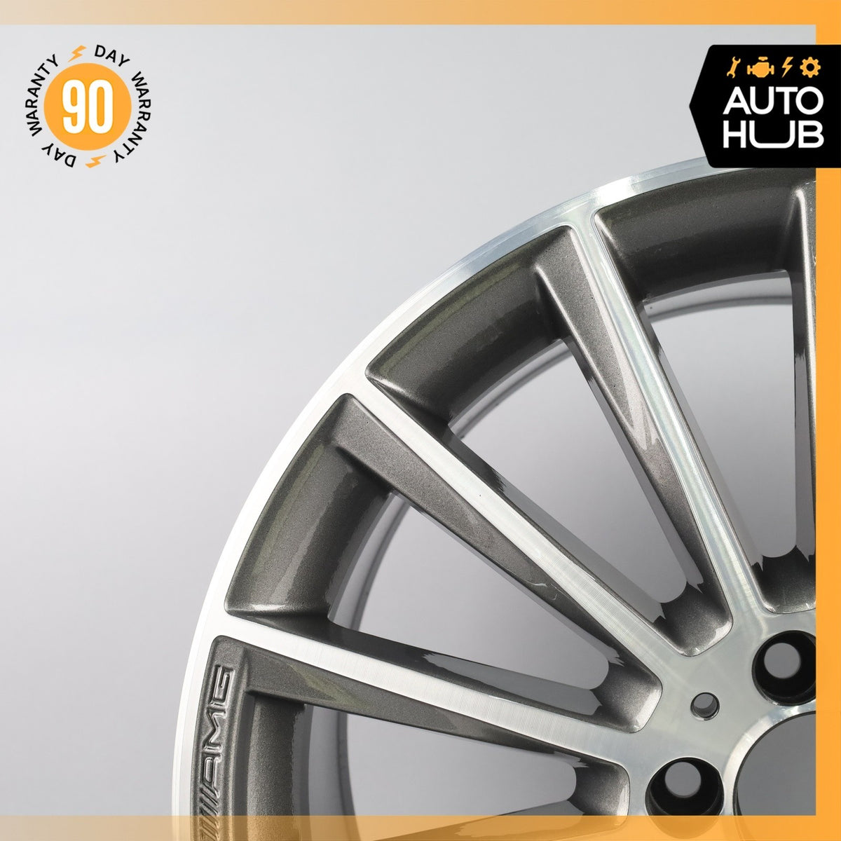 Mercedes W205 C300 C400 C43 AMG 8.5 x 19 19" Rear Wheel Rim 2054011400 OEM - photo 3