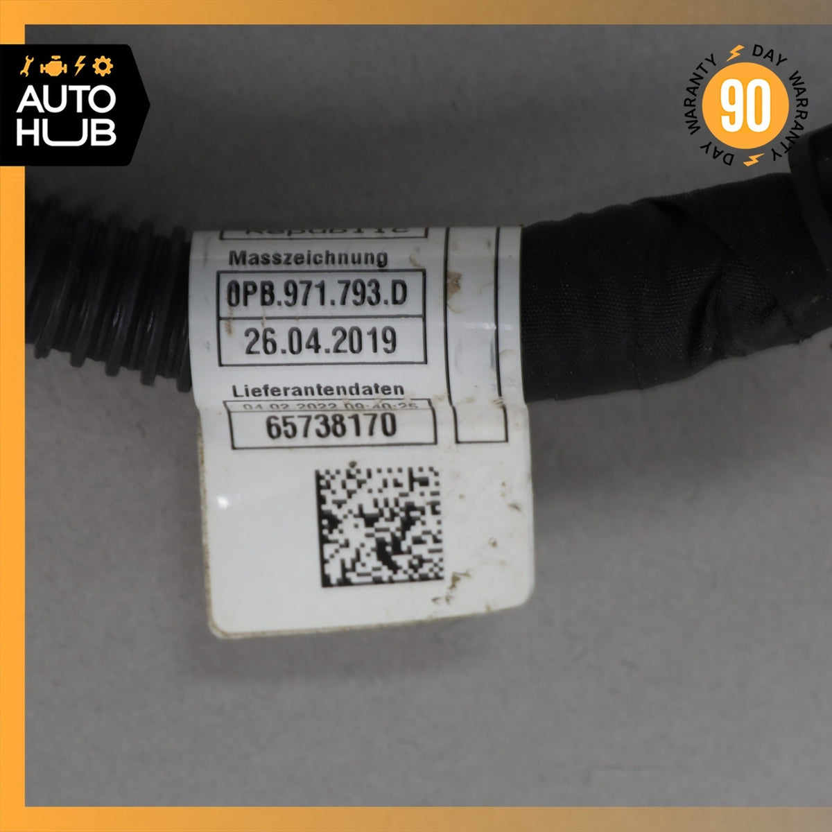 Porsche 992 911 Carrera 4S GTS 3.0L Engine Generator Alternator Cable OEM - photo 9