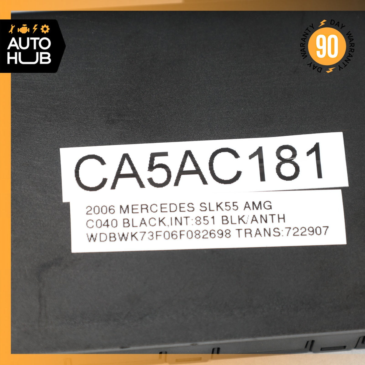 03-11 Mercedes R171 SLK55 E350 Central Gateway Control Module 1715405045 OEM - photo 8