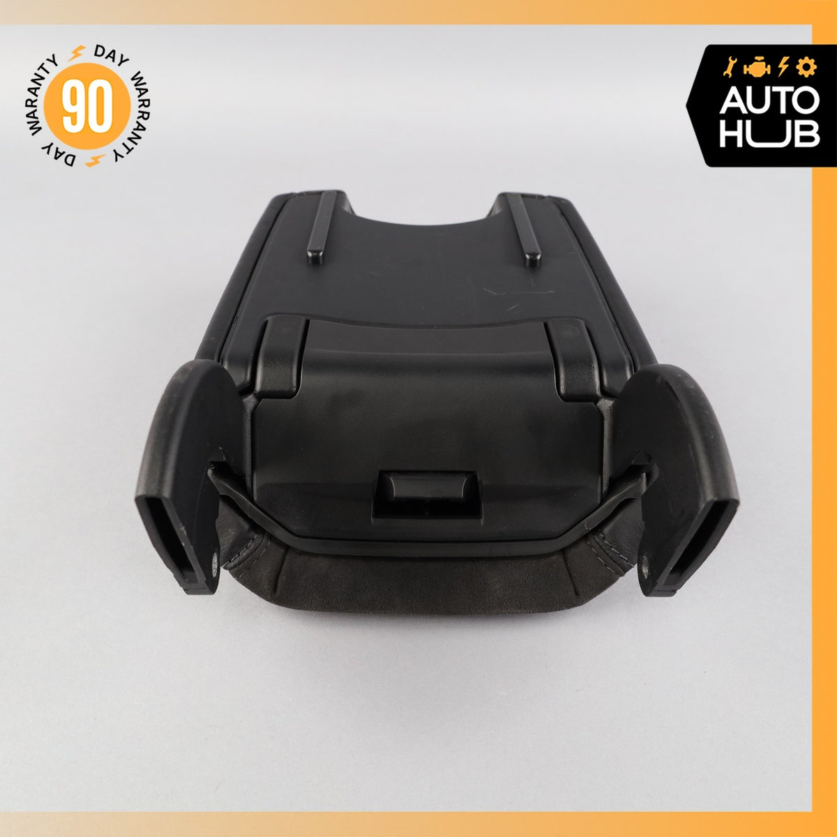 15-18 Porsche Macan 95B Front Center Console Armrest Arm Rest Suede Black OEM - photo 9