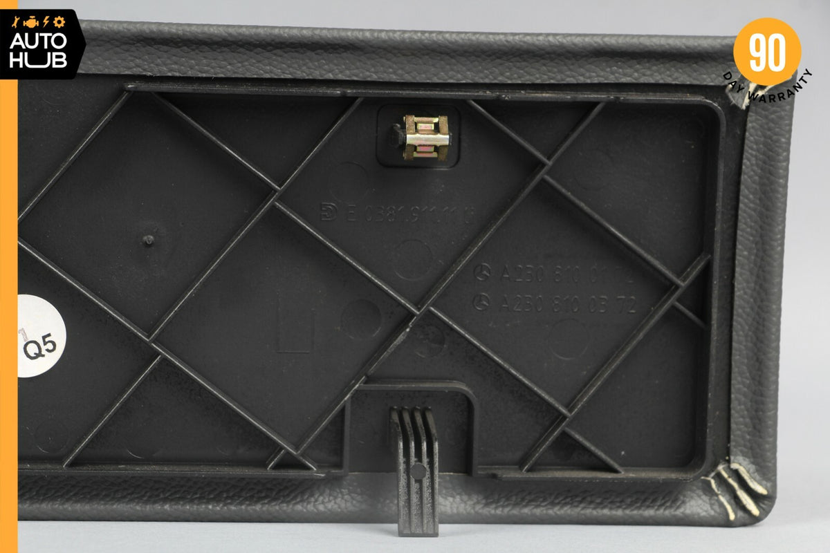 03-06 Mercedes R230 SL500 SL65 Storage Compartment Lid Cover Rear Left Side OEM - photo 7