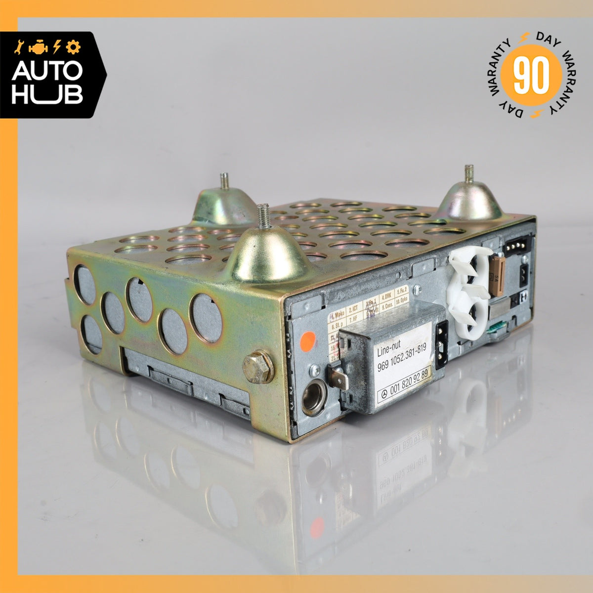 91-93 Mercedes W124 300E 500SL Radio Sound Audio Amplifier Amp 0018209689 OEM - photo 10