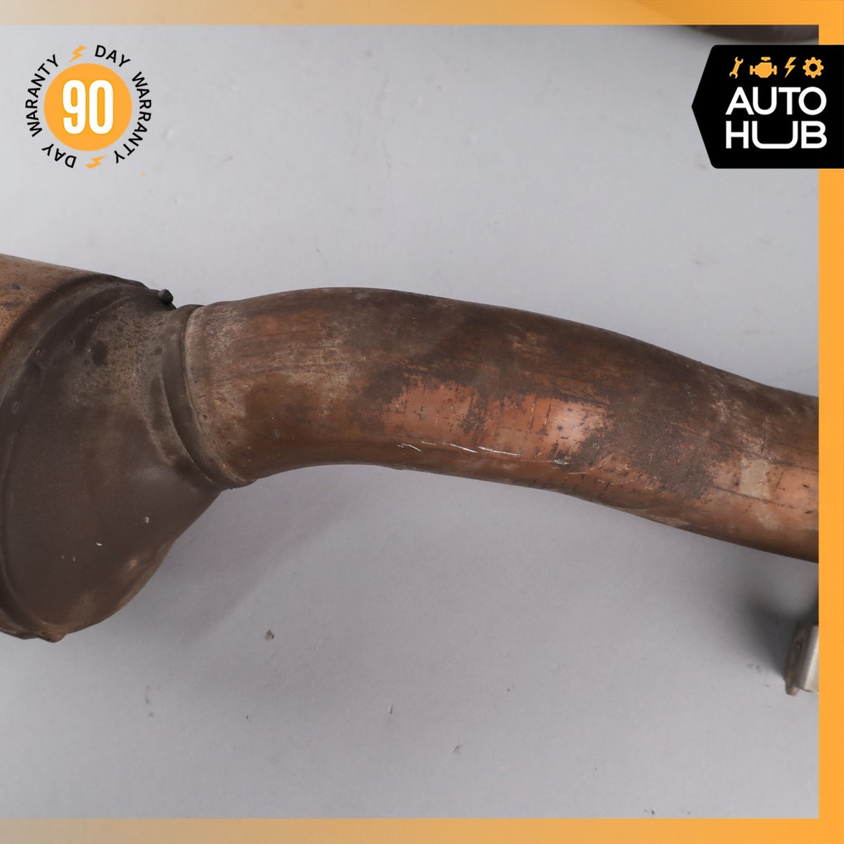 Porsche Cayenne 958 Turbo S Rear Engine Exhaust Downpipe Set OEM - photo 18