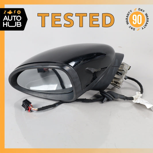 11-14 Porsche Cayenne 958 Left Driver Side Rear View Door Mirror Black OEM - photo 1