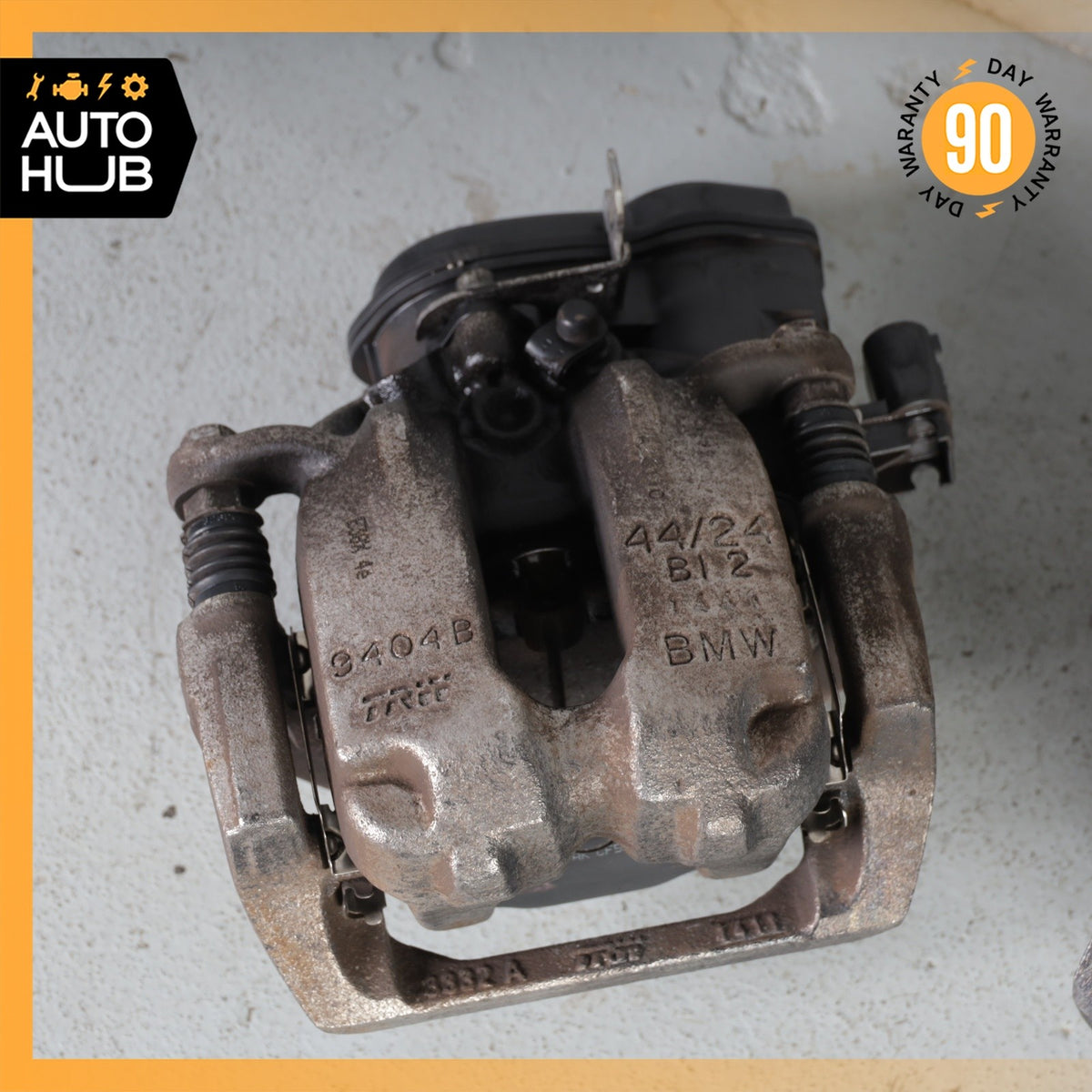 10-17 BMW F10 550i 535i 750i Rear Brake Caliper Calipers Set w/Actuator OEM - photo 4